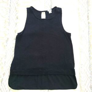 J. Crew sleeveless layered blouse